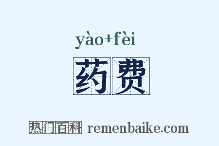 药费是什么意思的图片